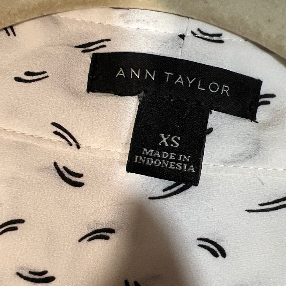 Ann Taylor Monogram Button Down Blouse - image 6